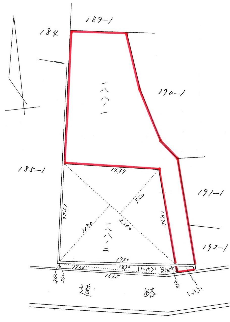 Compartment figure. Land price 10.6 million yen, Land area 318.09 sq m