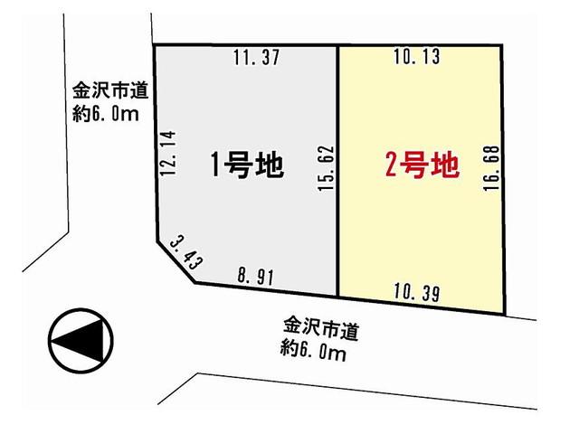 Compartment figure. Land price 9,507,000 yen, Land area 165.3 sq m