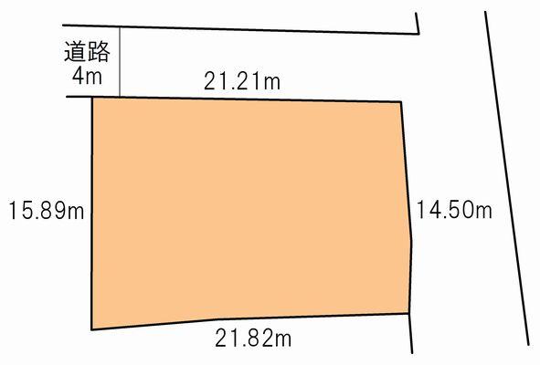 Compartment figure. Land price 11.5 million yen, Land area 326.39 sq m