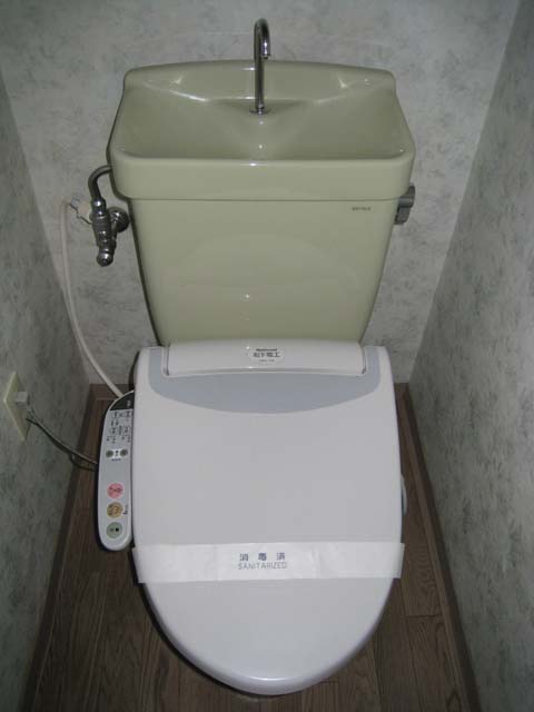 Toilet. Warm water washing toilet seat