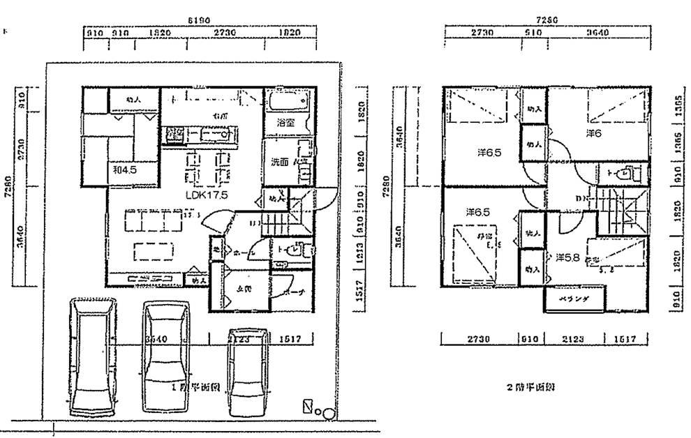 Floor plan. 23,300,000 yen, 5LDK, Land area 135 sq m , Building area 115.5 sq m