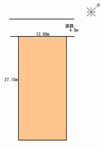 Compartment figure. Land price 16,660,000 yen, Land area 344.25 sq m