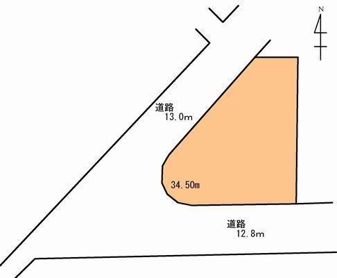 Compartment figure. Land price 10,350,000 yen, Land area 201.37 sq m