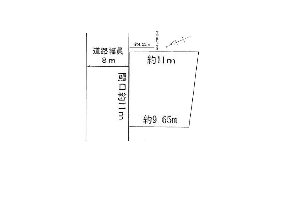 Compartment figure. Land price 4.98 million yen, Land area 116.46 sq m