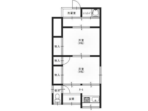 Floor plan. 4.82 million yen, 2K, Land area 84.08 sq m , Building area 37.19 sq m