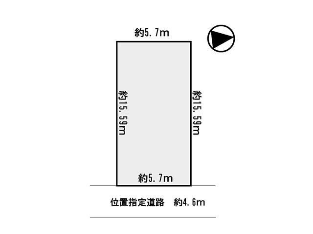 Compartment figure. Land price 5.4 million yen, It is a land area 88.91 sq m dismantling terrain already. 