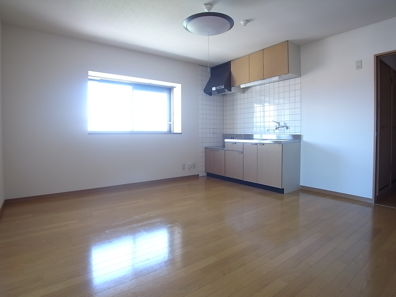 Kitchen. Bright with bay window DK