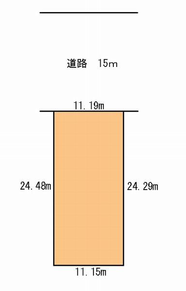 Compartment figure. Land price 17 million yen, Land area 272 sq m