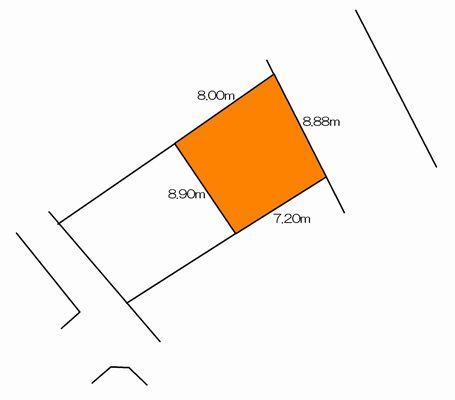 Compartment figure. Land price 2.04 million yen, Land area 67.39 sq m