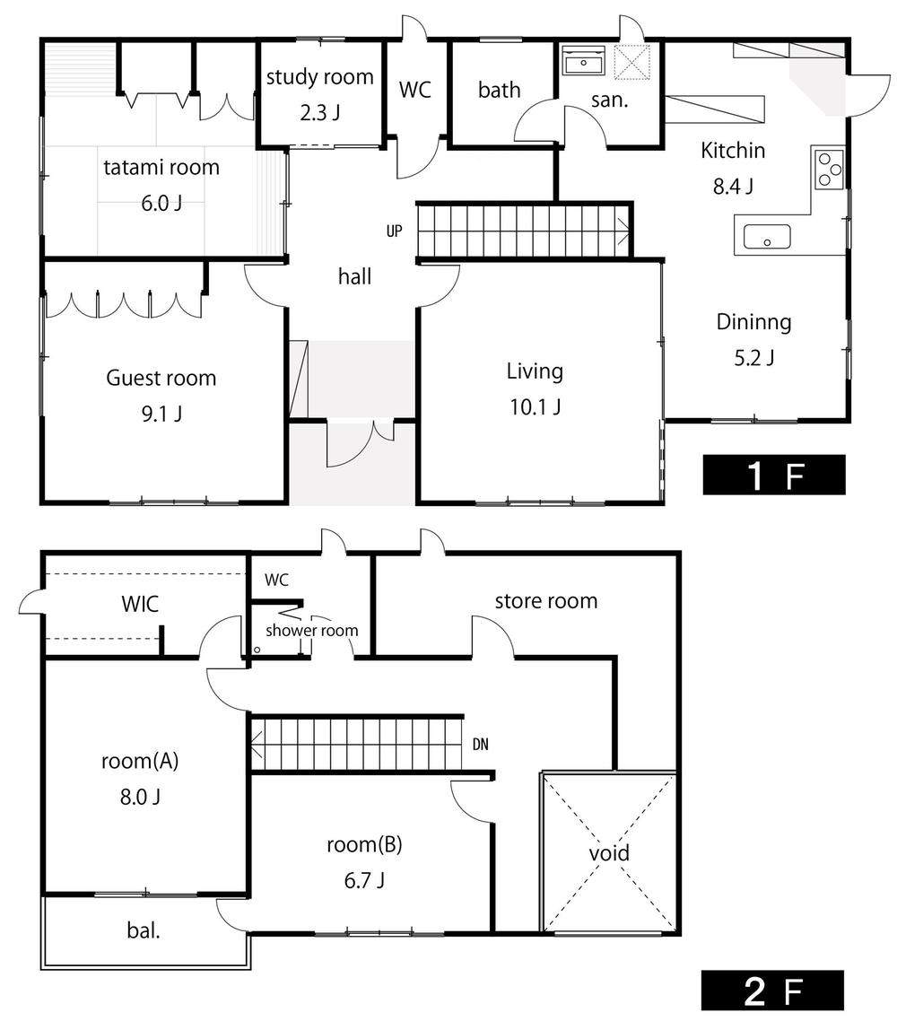 Floor plan. 39,500,000 yen, 4LDK + S (storeroom), Land area 422.44 sq m , Building area 191.34 sq m