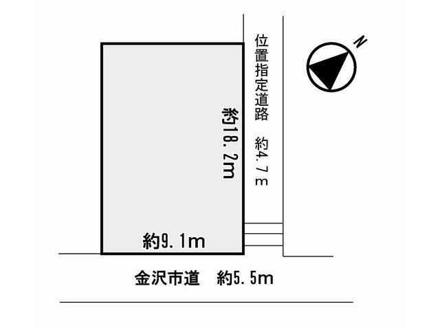 Compartment figure. Land price 12,885,000 yen, There in the land area 165.38 sq m corner lot, Site also 50 square meters