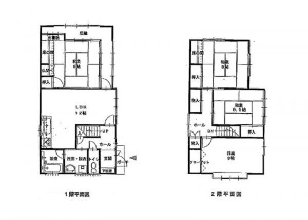 Floor plan. 17,980,000 yen, 4LDK, Land area 142.38 sq m , Building area 141.45 sq m