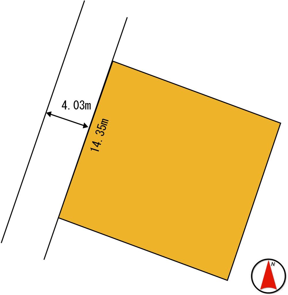 Compartment figure. Land price 5 million yen, Land area 222.71 sq m