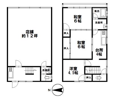Floor plan. 6.9 million yen, 3K + S (storeroom), Land area 82.74 sq m , Building area 88.76 sq m