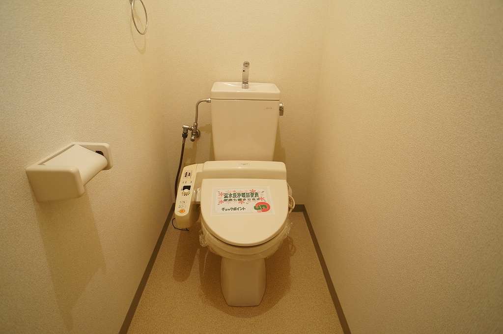 Toilet. With warm water washing heating toilet seat