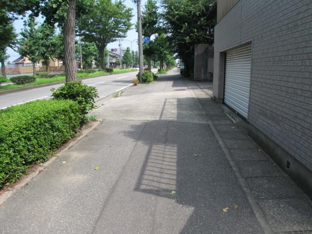 Other local. There is a wide sidewalk in front