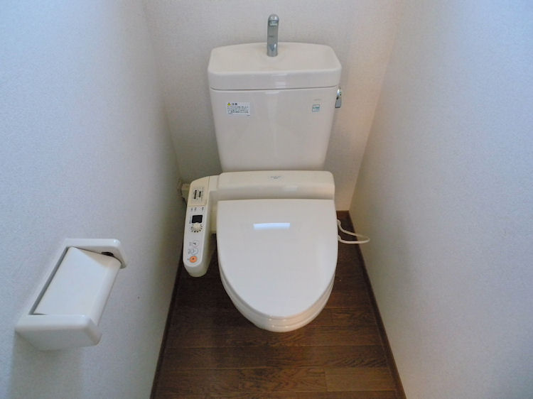 Toilet. Warm water washing toilet seat