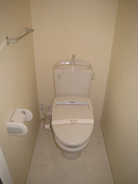 Toilet. Hot-water heating toilet seat