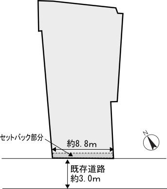 Compartment figure. Land price 11.2 million yen, It is a land area 231.14 sq m southwest of the bright site! 
