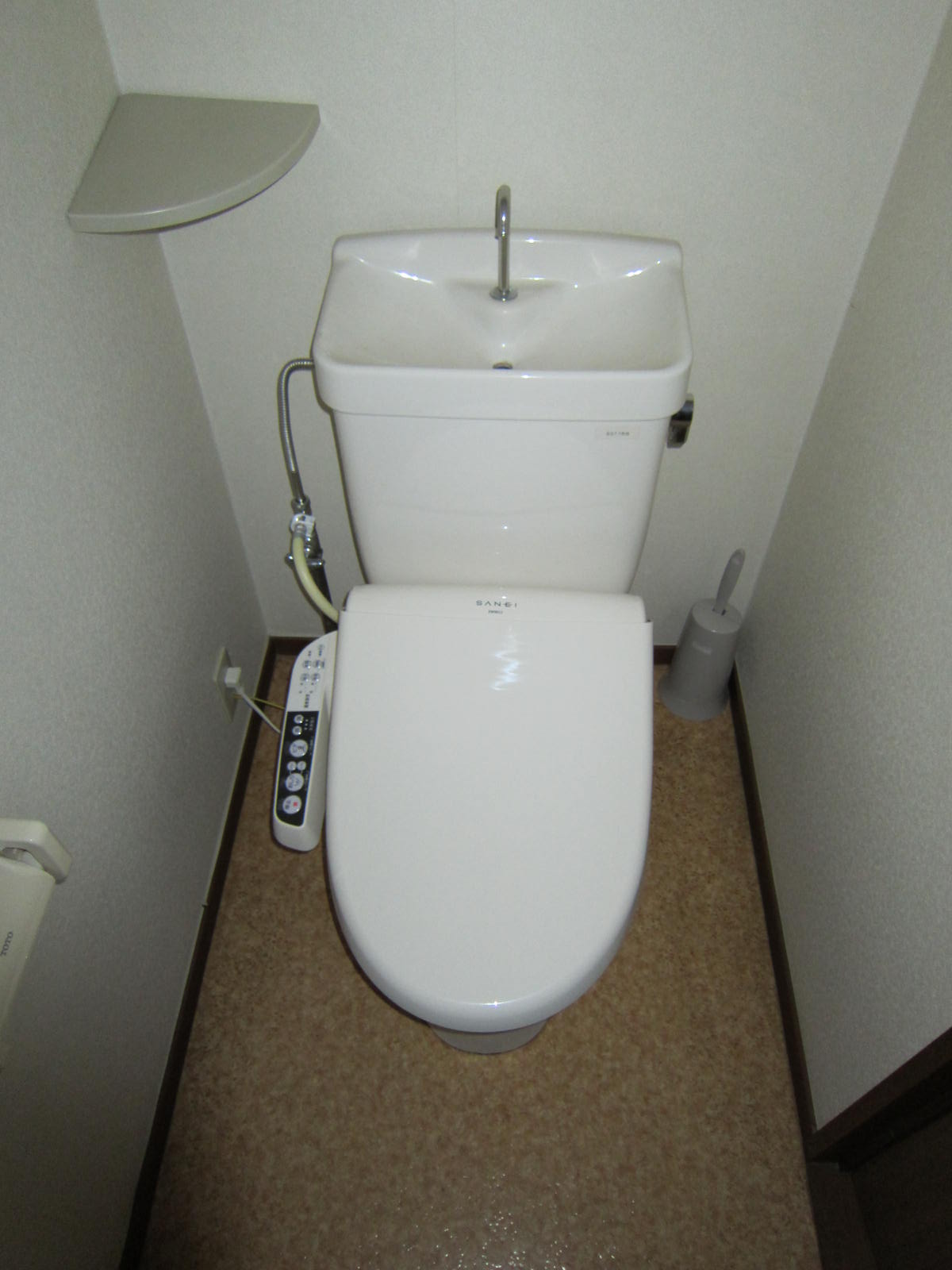 Toilet. Warm water washing toilet seat