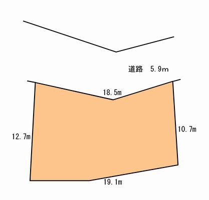 Compartment figure. Land price 11,440,000 yen, Land area 199 sq m