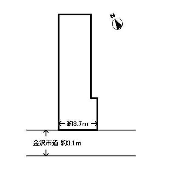 Compartment figure. Land price 8 million yen, Land area 73.75 sq m