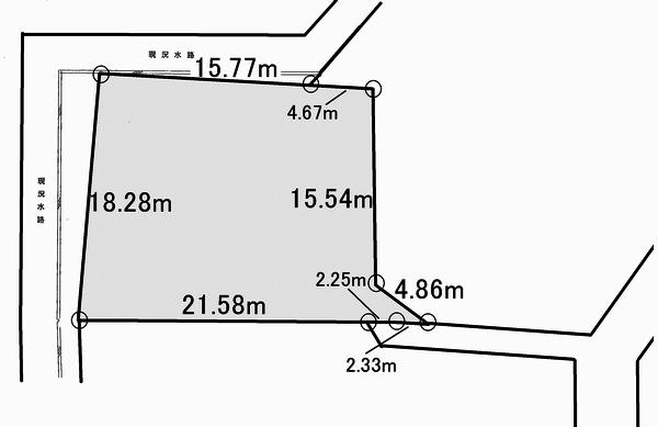 Compartment figure. Land price 15 million yen, Land area 385.51 sq m