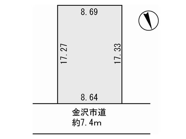 Compartment figure. Land price 12.4 million yen, Land area 149.82 sq m