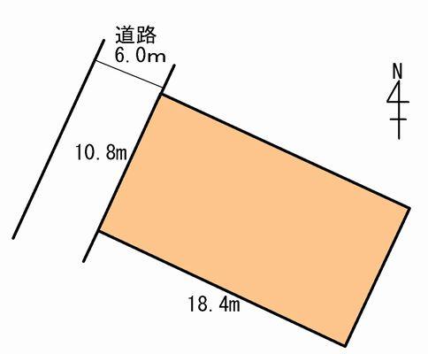 Compartment figure. Land price 15,810,000 yen, Land area 200.99 sq m