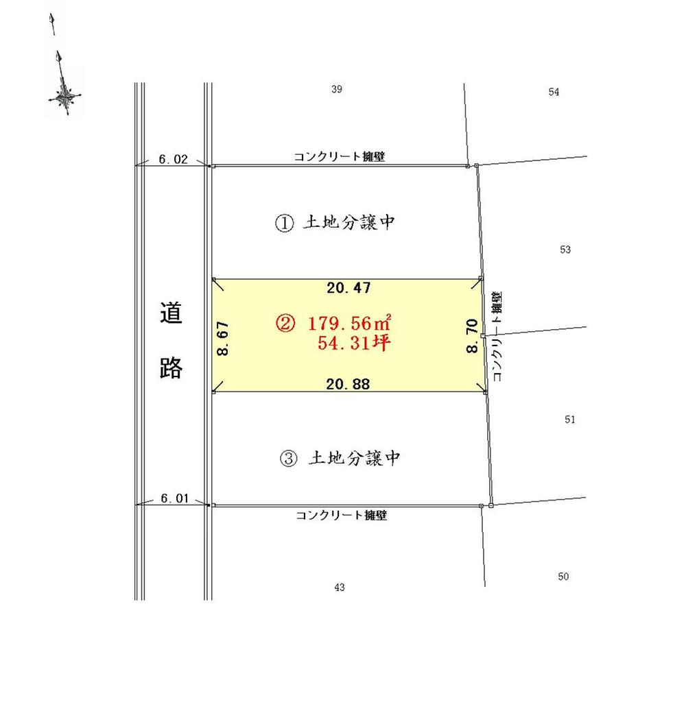 Compartment figure. Land price 16,651,000 yen, Land area 179.56 sq m