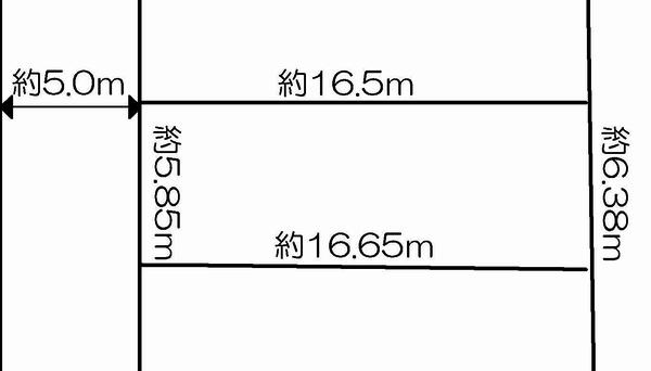 Compartment figure. Land price 9 million yen, Land area 99.3 sq m