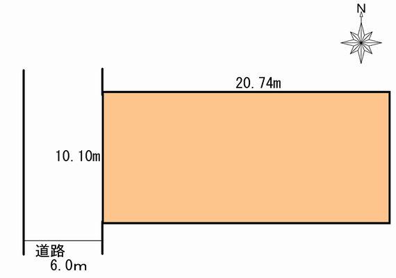 Compartment figure. Land price 14,040,000 yen, Land area 211 sq m