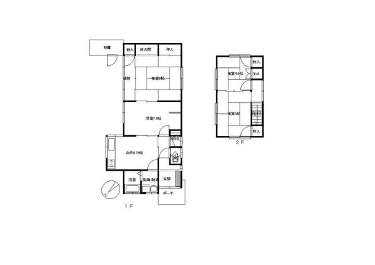 Floor plan. 7.2 million yen, 4DK, Land area 121.12 sq m , Building area 79.82 sq m