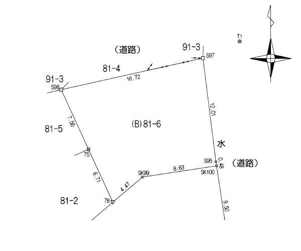 Compartment figure. Land price 12,230,000 yen, Land area 183.84 sq m compartment view