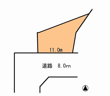 Compartment figure. Land price 3 million yen, Land area 112 sq m