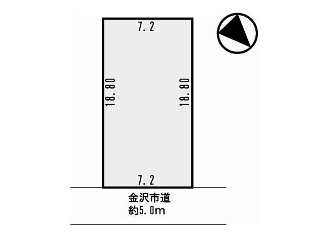 Compartment figure. Land price 7.37 million yen, No land area 135.36 sq m building conditions. 