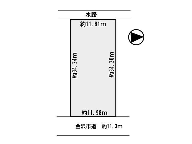 Compartment figure. Land price 23 million yen, Land area 407.41 sq m site 120 square meters more than! Between a population of about 12m! No construction conditions! 