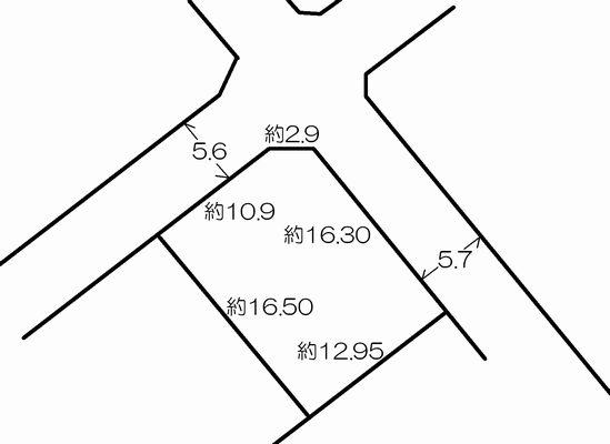 Compartment figure. Land price 3.5 million yen, Land area 231.55 sq m