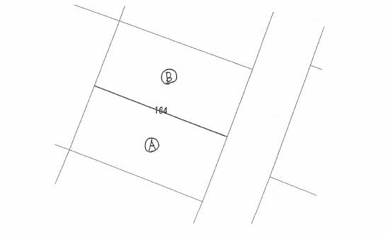 Compartment figure. Land price 8.59 million yen, Land area 123.6 sq m