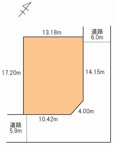 Compartment figure. Land price 10,310,000 yen, Land area 220 sq m