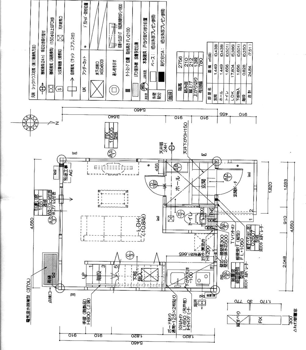 Floor plan. 10.5 million yen, 1LDK, Land area 53.32 sq m , Building area 52.16 sq m 1 floor