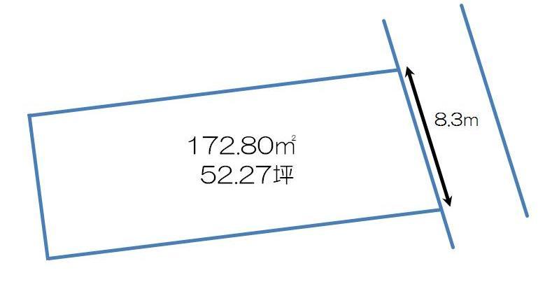 Compartment figure. Land price 10 million yen, Land area 172.8 sq m