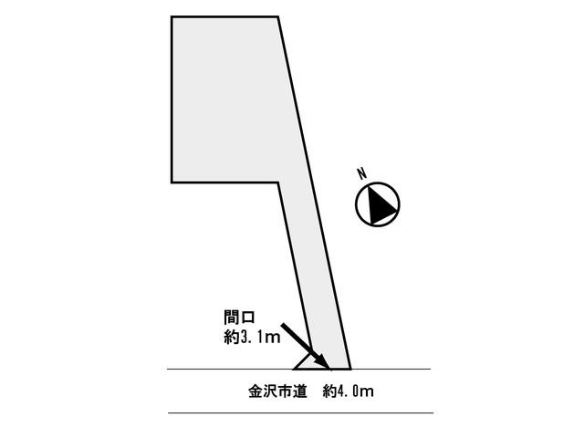 Compartment figure. Land price 6.9 million yen, It is a land area 163.68 sq m Machinaka incentive target area. 