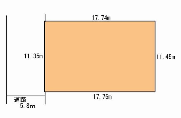 Compartment figure. Land price 12,620,000 yen, Land area 203.48 sq m