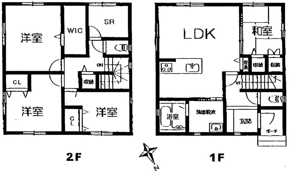 Floor plan. 25,800,000 yen, 4LDK + S (storeroom), Land area 192.36 sq m , Building area 110.25 sq m