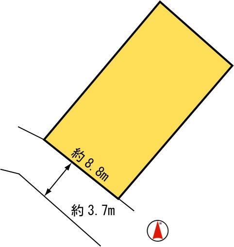 Compartment figure. Land price 7.68 million yen, Land area 91.14 sq m