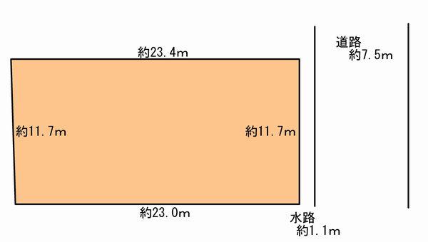 Compartment figure. Land price 17,510,000 yen, Land area 271 sq m