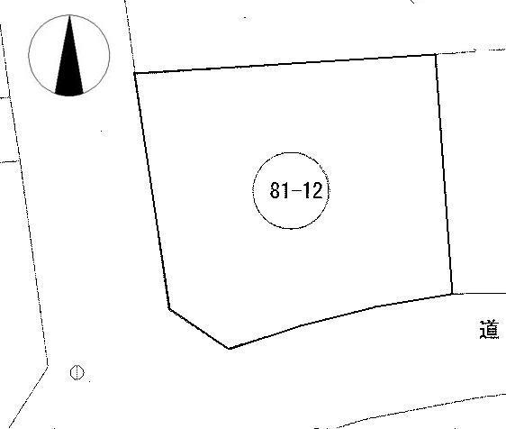 Compartment figure. Land price 6.8 million yen, Land area 164 sq m southwest corner lot