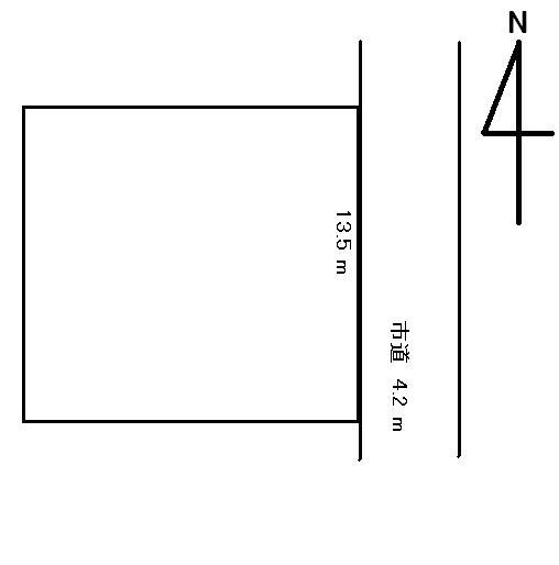 Compartment figure. Land price 8 million yen, Land area 198 sq m