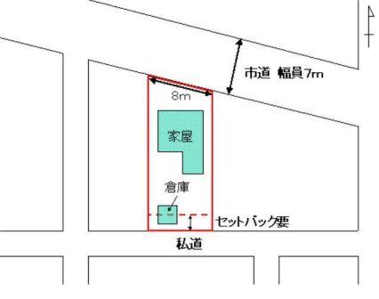 Compartment figure. Land price 4.8 million yen, Land area 213.33 sq m
